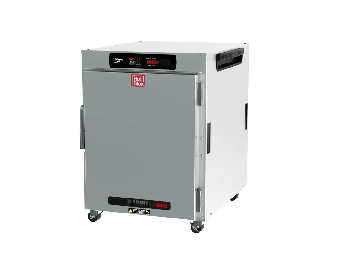 Metro HBCW8-DS-UC Undercounter “8-Pan” 1-Section Heated Holding Cabinet, Solid Door, 875W, 120V
