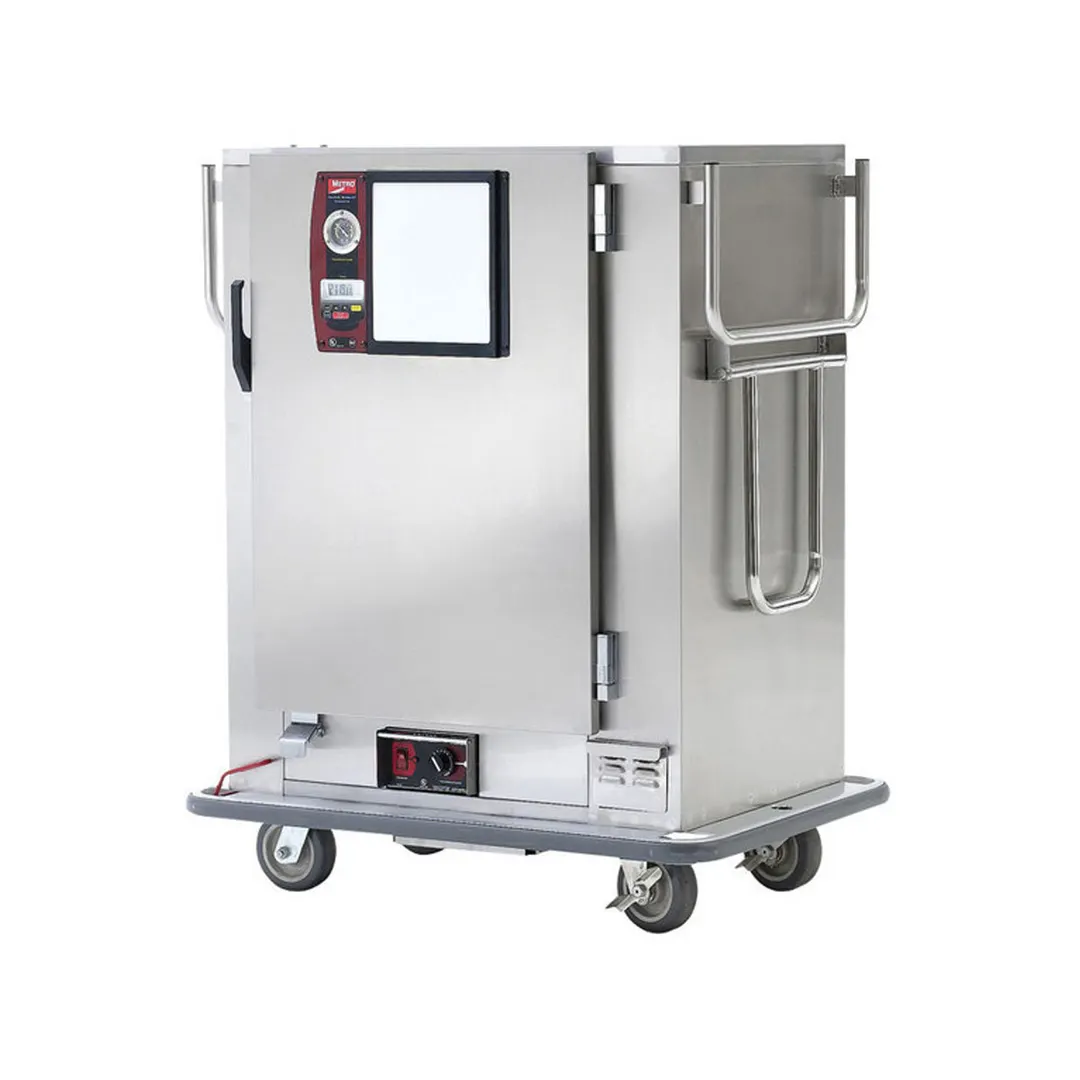 Metro MBQ-144-QH 70" 1-Door Solid Heated Banquet Cabinet, 144 Plate Capacity, Quad-Heat, 120V 1650W
