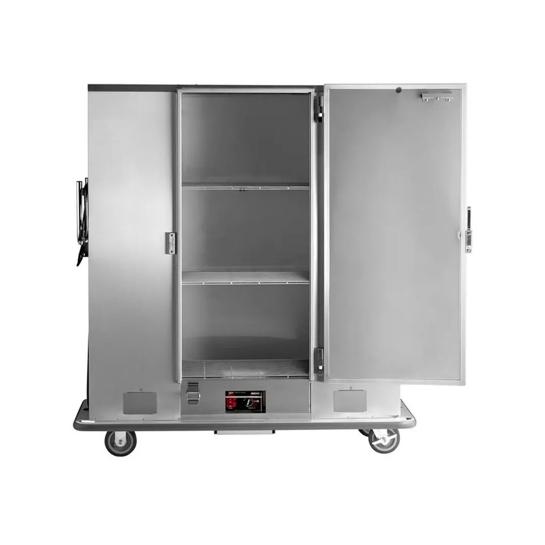 Metro MBQ-180 1-Section 1-Door Heated Banquet Cabinet, 180 Plate Capacity, Steel, 1650W, Shelves