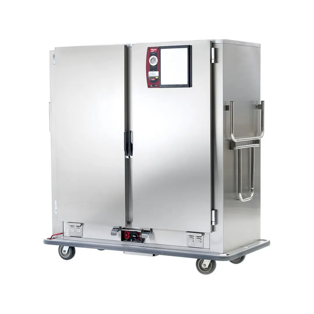 Metro MBQ-200D-QH 2-Door Heated Banquet Cabinet, 200 Plate Capacity, Stainless Steel, 1650W