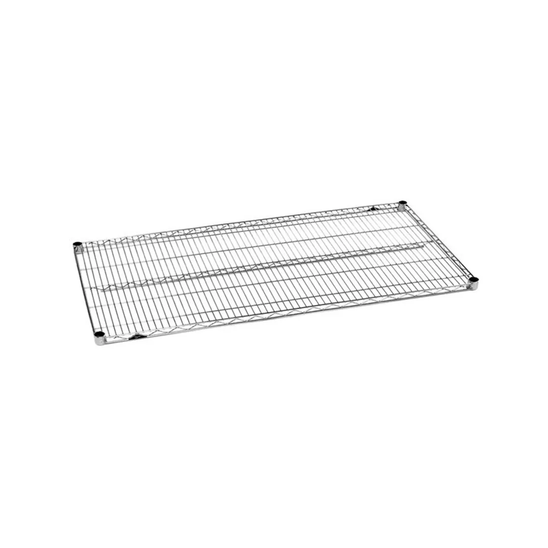 Metro N446C Super Erecta 4-Shelf Stationary Wire Shelving Starter Unit, Chrome - 21" x 42" x 63"