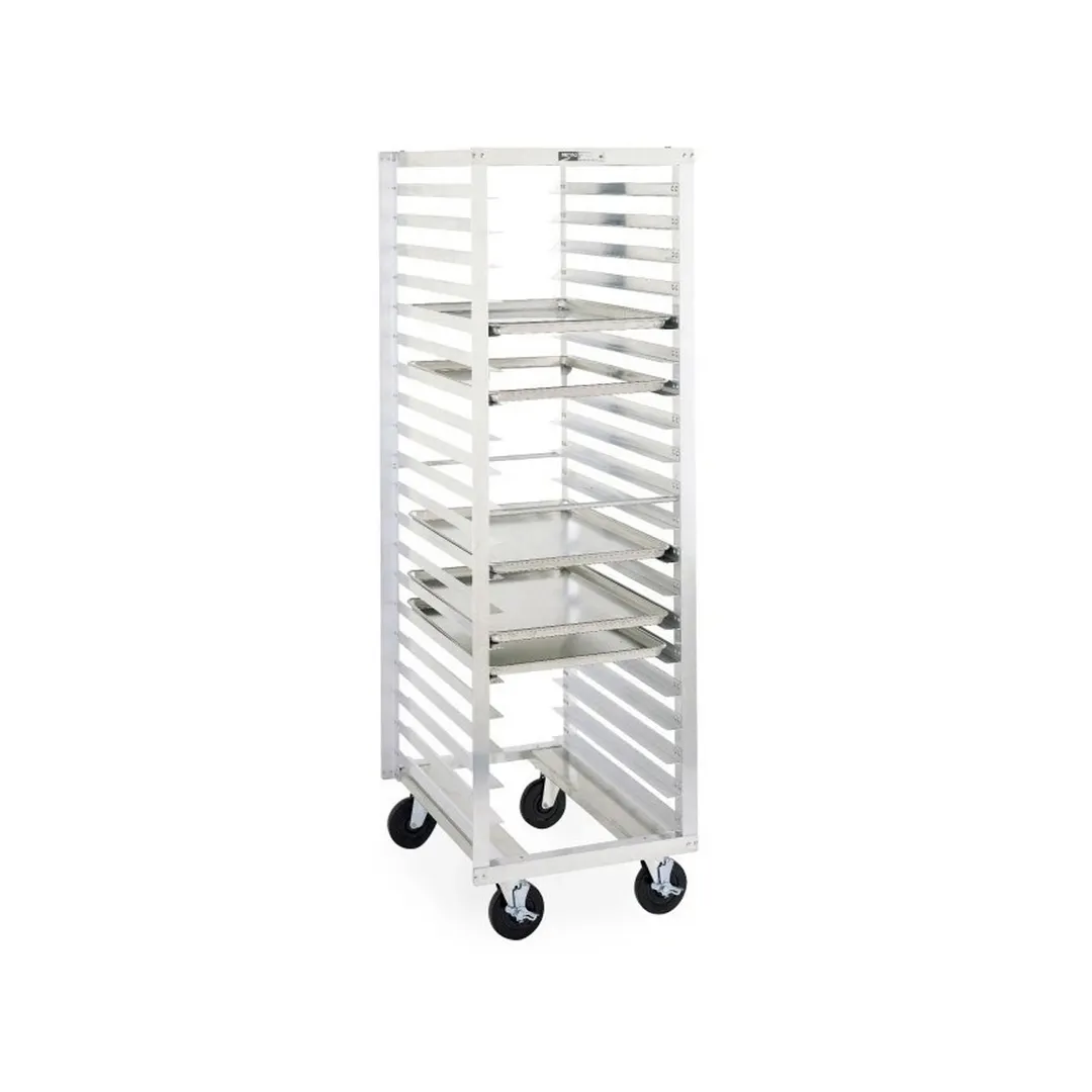 Metro RD15N 18 Pan End Load Aluminum Sheet Pan / Tray Rack,  Unassembled