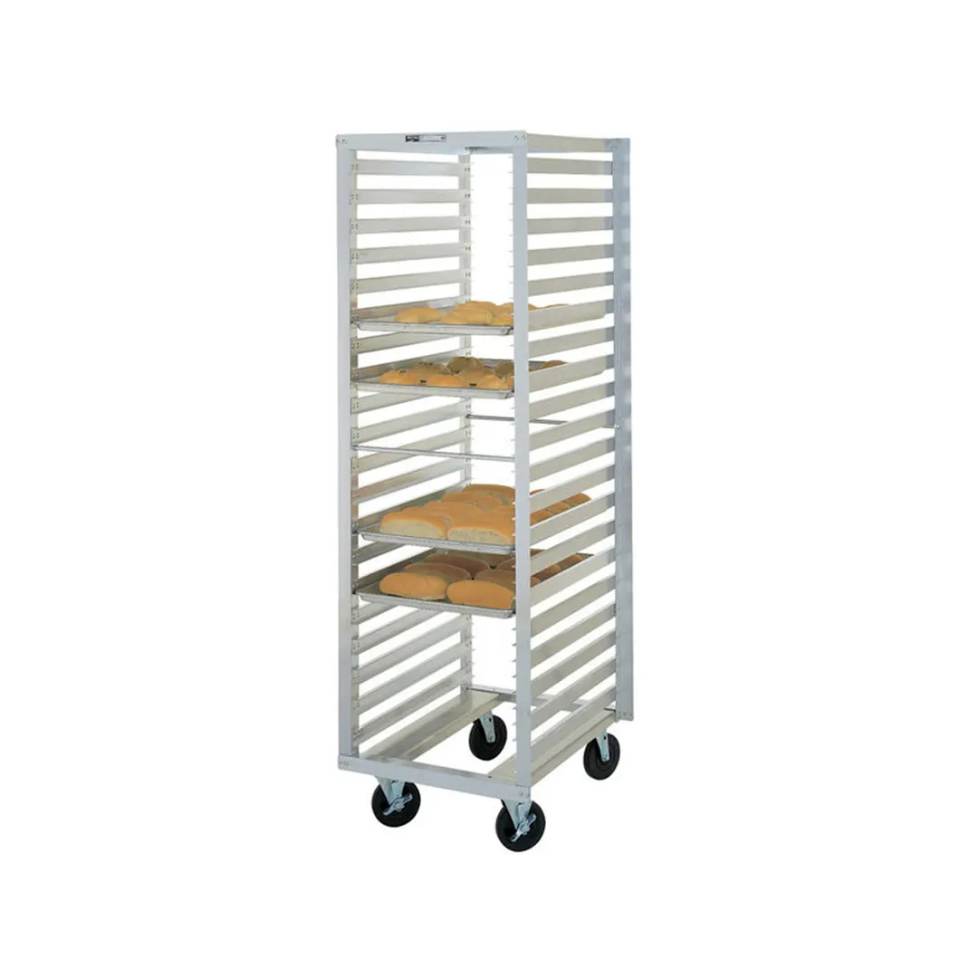 Metro RF13N 36 Pan Aluminum End Load Roll-In Refrigerator Pan Rack, Assembled
