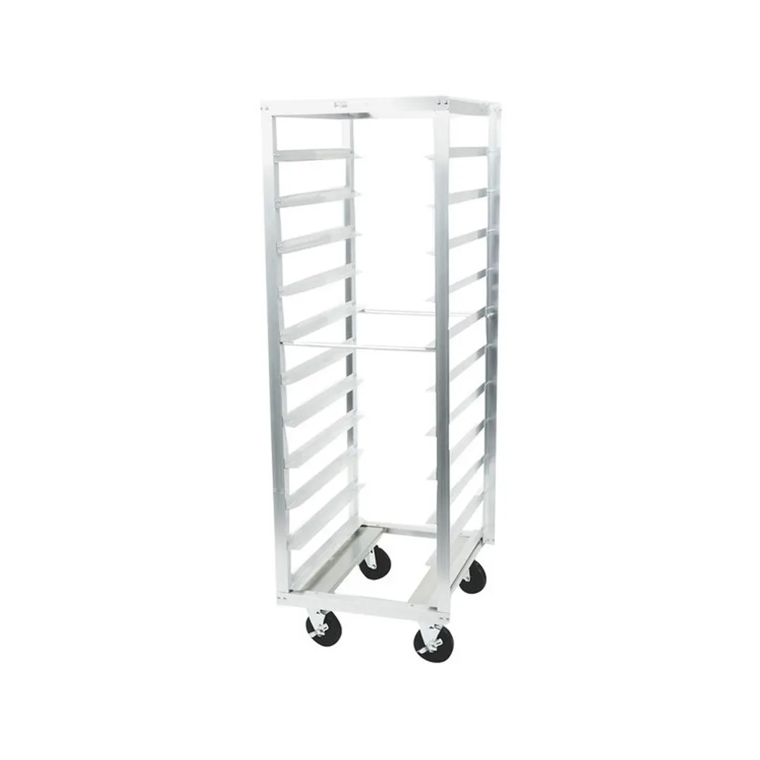 Metro RF23N 11 Pan Aluminum End Load Roll-In Refrigerator Pan Rack with 5" Slide Spacing