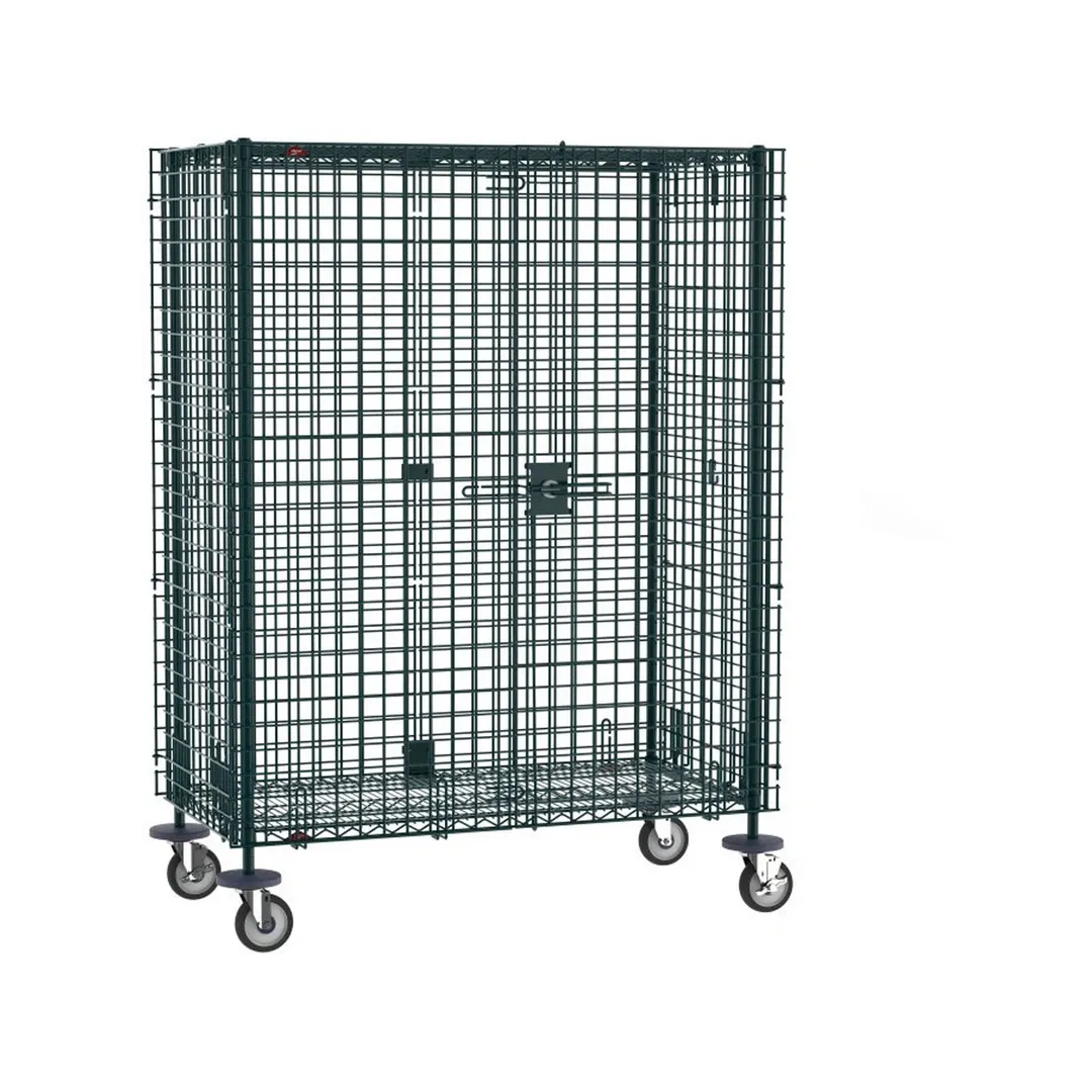 Metro SEC55EK3 Super Erecta Mobile Security Unit w/ Metroseal Green Epoxy, 27.25" x 52.75" x 67.9"