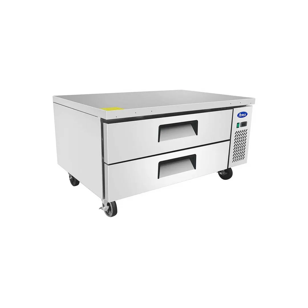 Atosa USA MGF8448GR 35" 2 Drawers Refrigerated Chef Base, Stainless Steel, 4.7 cu. ft.