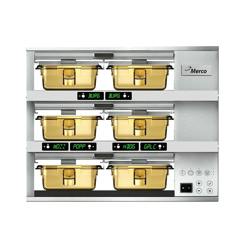Merco MHG32SAB1N MercoMax™ Countertop Single Sided Heated Holding Cabinet w/ (3) Shelves & (6) Trays