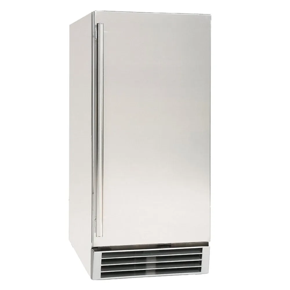 Maxx Ice MIM50P-O 15" Air Cooled Full Cube 65 lb Undercounter Ice Machine with 25 lb Bin, Outdoor