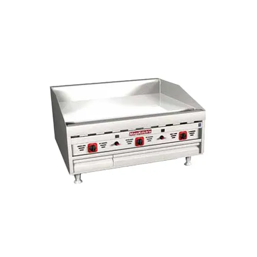 Magikitchn MKG-36-ST 36" Countertop Gas Griddle, Solid State Controls , 1" Steel Plate, 90.000 BTU