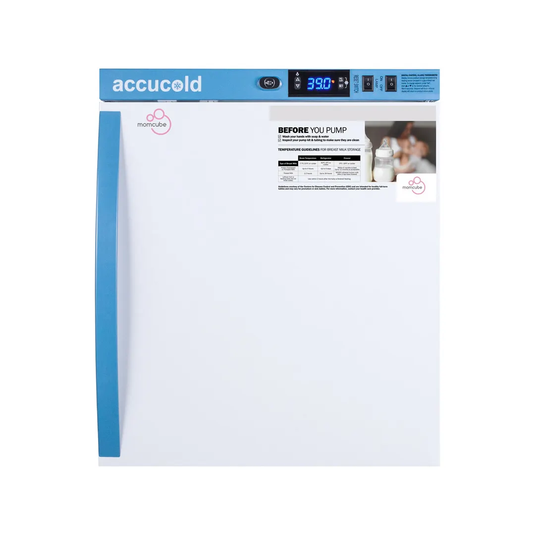 Accucold MLRS1MC 17.5" Countertop Breast Milk Refrigerator, White, 1 cu. ft.