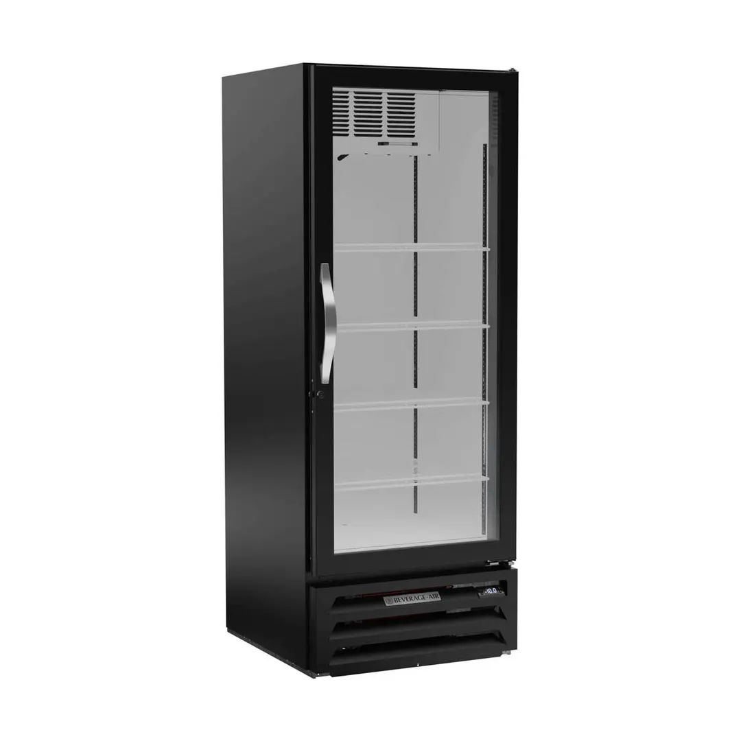 Beverage Air MMF12HC-1-B 24" 1 Glass Door Freezer Merchandiser in Black, 11.9 cu. ft.