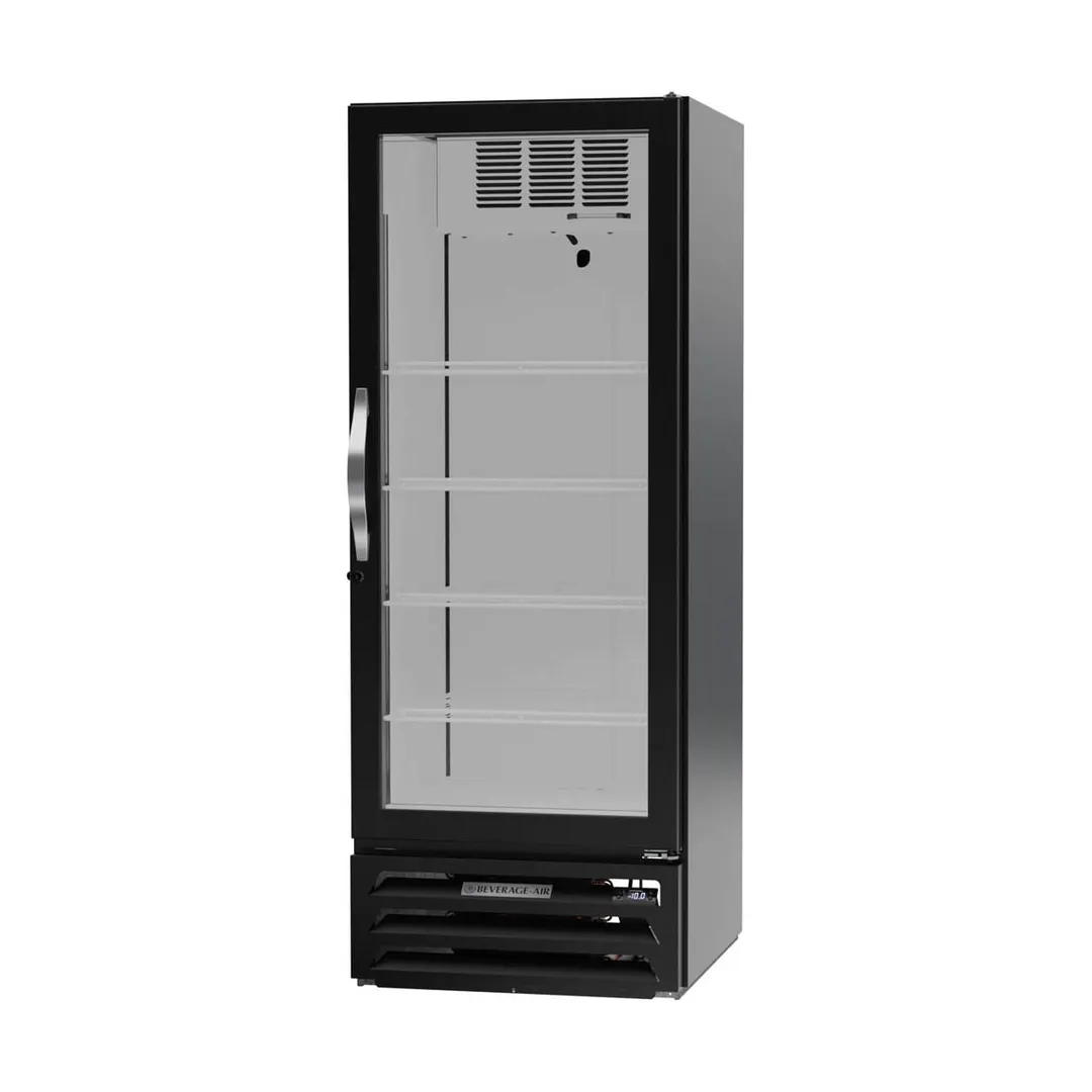 Beverage Air MMF12HC-1-B 24" 1 Glass Door Freezer Merchandiser in Black, 11.9 cu. ft.