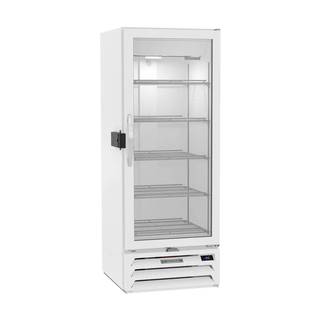 Beverage Air MMF12HC-1-W-IQ 25" 1 Glass Door Merchandiser Freezer in White, 11.9 cu. ft.