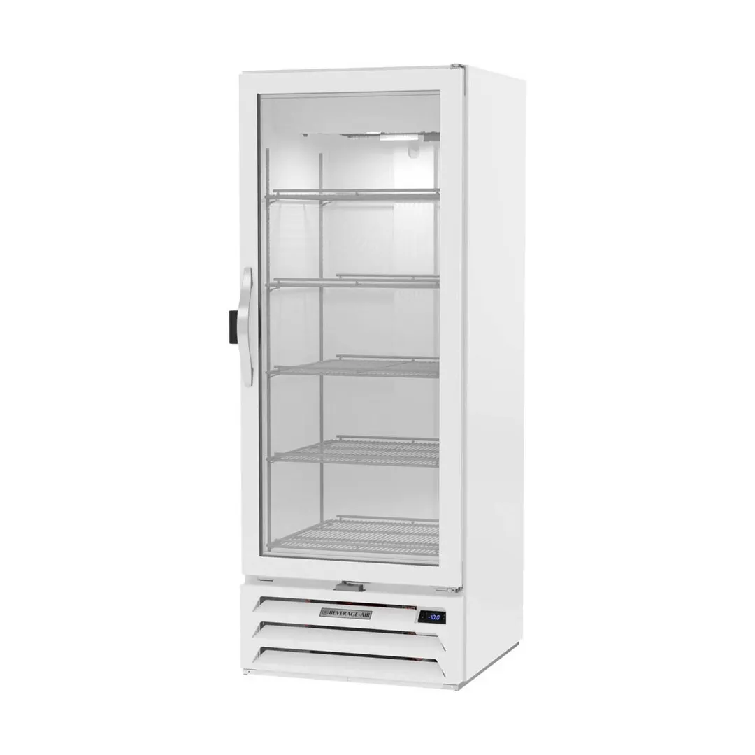 Beverage Air MMF12HC-1-W-IQ 25" 1 Glass Door Merchandiser Freezer in White, 11.9 cu. ft.