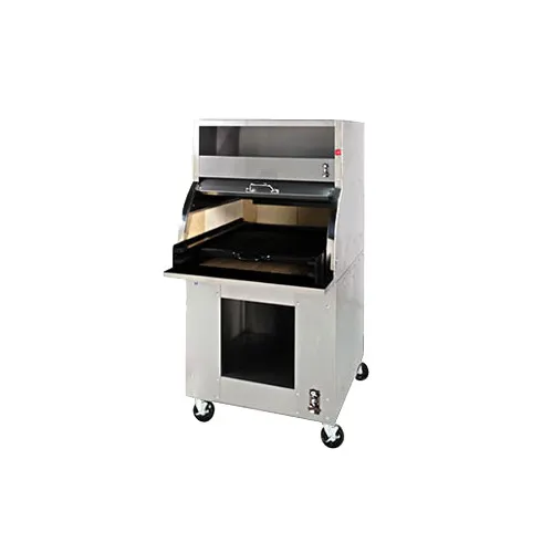 Montague Company 31F 30" Charcoal Charbroiler w/ Cast Iron Grid, Hood, 46" Deep