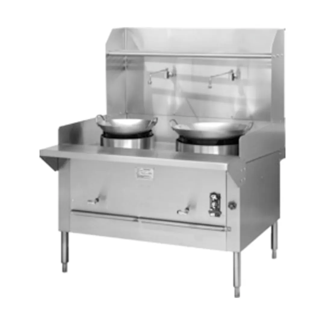 Montague Company CRM-3 Gas Wok Range w/ (3) Burners (Bowls), Manual Knobs, Modular Base