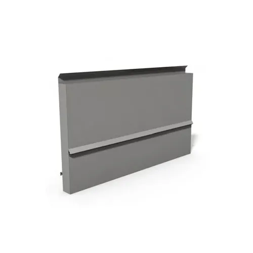 Montague Company HB-48 48" x 18" Stainless Steel Backguard Flue Riser without Shelves