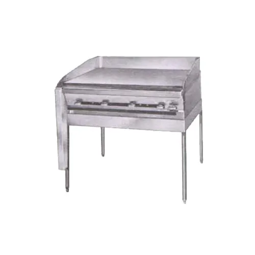 Montague Company M36-8 36" Gas Heavy Duty Range w/ 36" Full Griddle, Modular Stand Base, 60.000 BTU