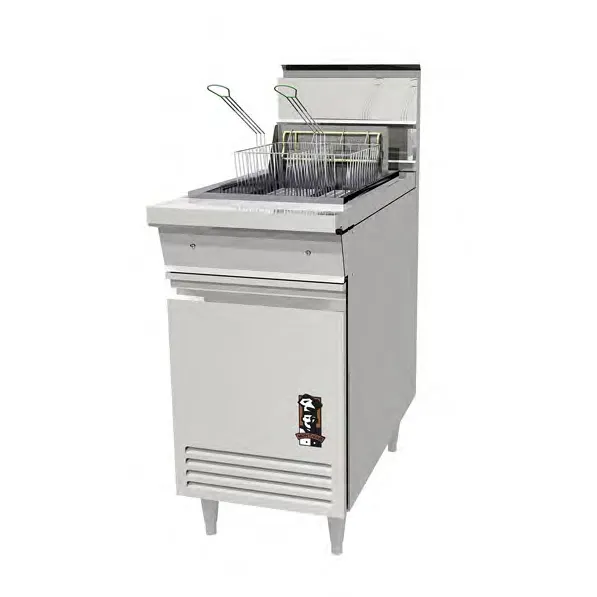 Montague Company RF40 Full Pot Floor Model Gas Fryer w/ 40-lb Capacity, Range Match, 110,000 BTU