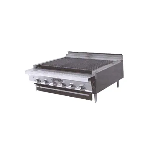 Montague Company UFLC-24R 24" Countertop Gas Radiant Charbroiler w/ (4) Burners, 76.000 BTU