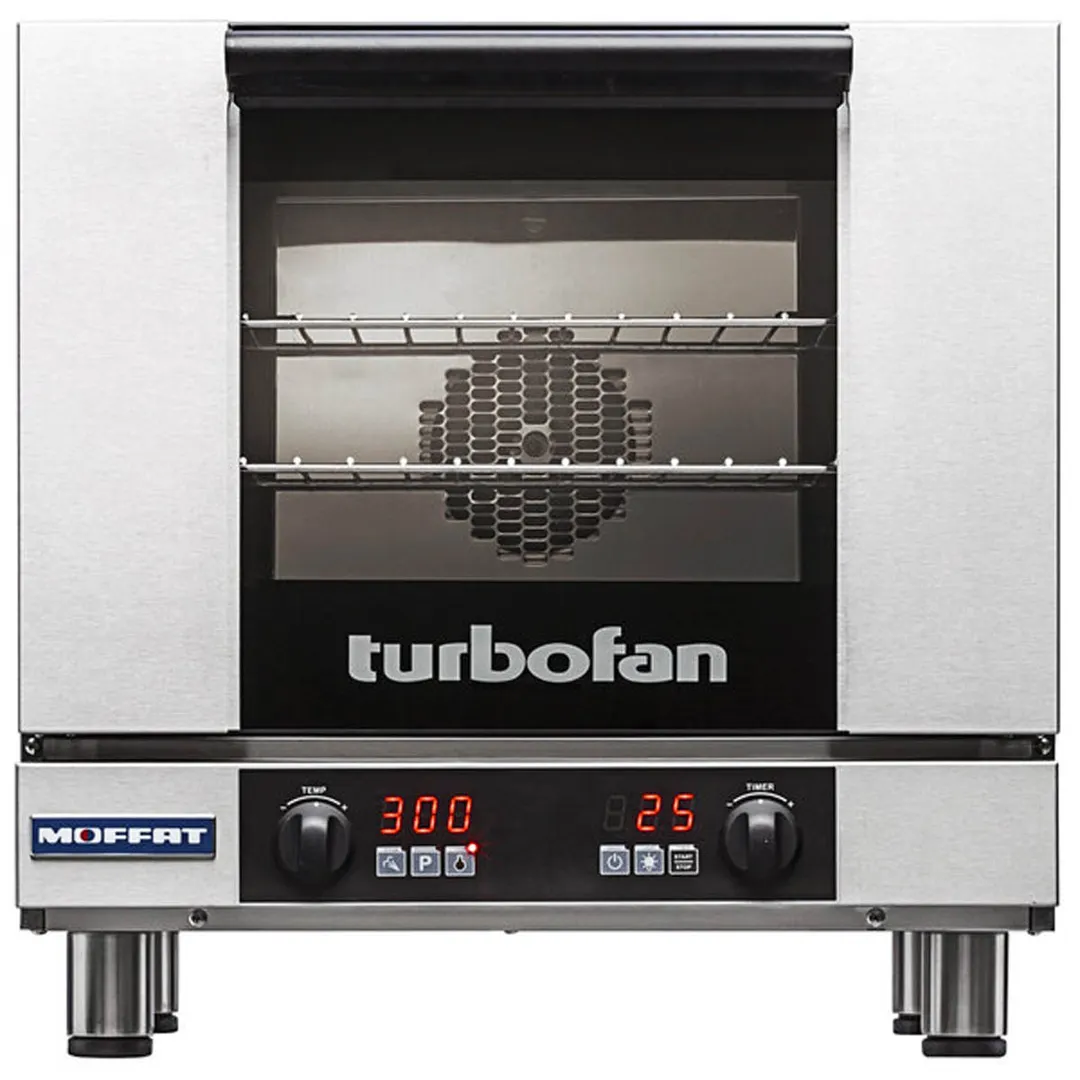 Moffat E23D3 Single-Deck Half-Size Electric Convection Oven w/ Digital Controls, Countertop