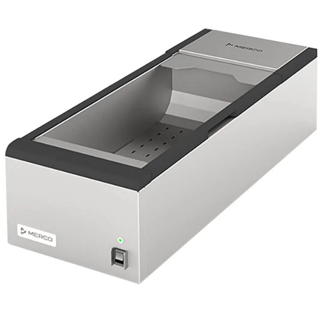 Merco MCG1027NNN 10" Width Crispymax™ Crisp & Ready Heated Serving Station, Countertop Single Lane
