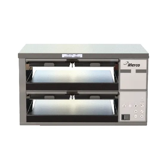 Merco MHG22SAN1N MercoMax™ Countertop Single Sided Heated Holding Cabinet w/ (2) Shelves & (4) Trays