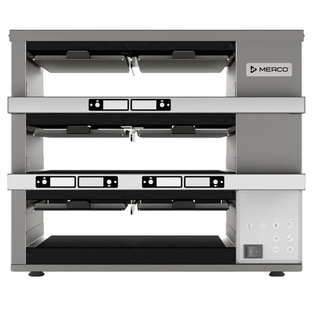 Merco MHG32SSB1N MercoEco Countertop Single Sided Heated Holding Cabinet w/ (3) Shelves & (6) Trays