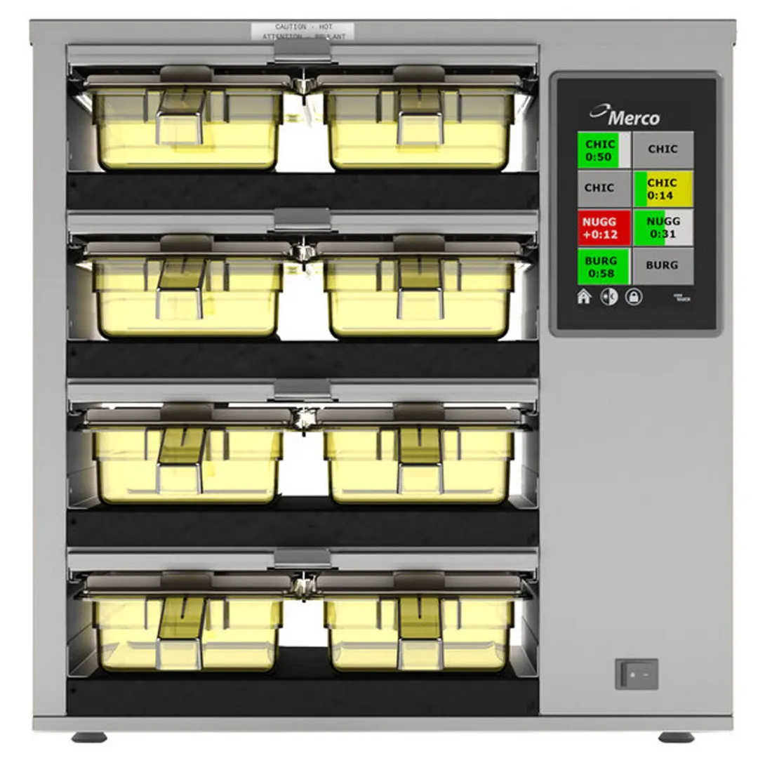 Merco MHG42SAT2W MercoMax™ Countertop Pass-through Heated Holding Cabinet w/ (4) Shelves & (8) Trays