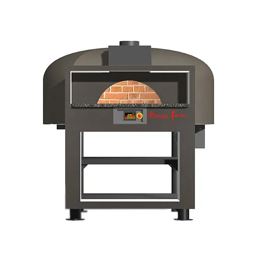 Marra Forni EF130W Wood / Coal / Gas Fired Pizza Oven w/ Brick Deck & Dome, Enclosed Facade