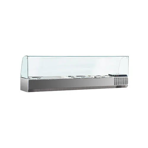 Marra Forni GAC166 65" Refrigerated Countertop Condiment Rail