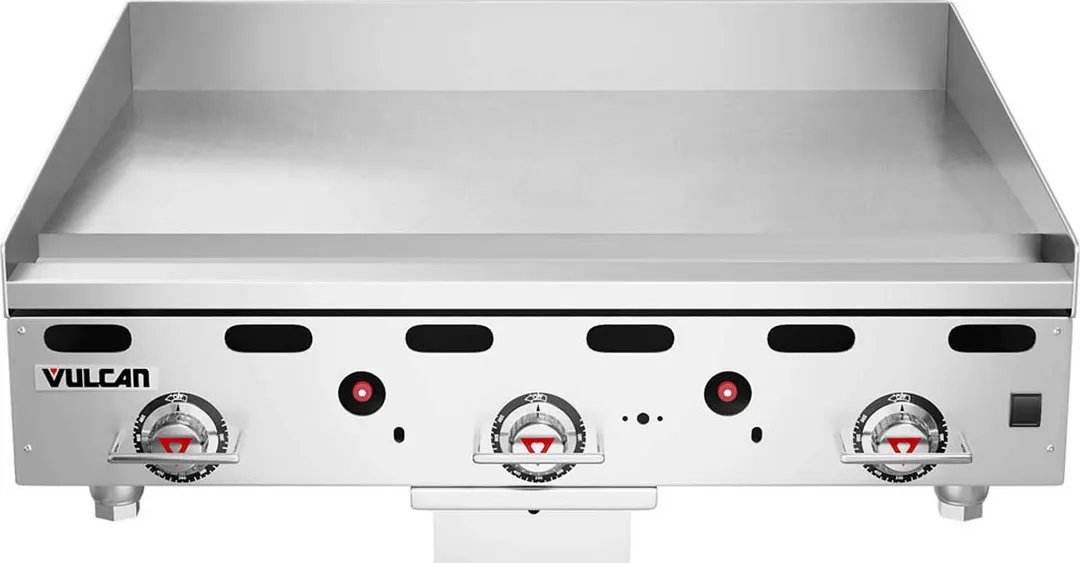 Vulcan MSA36 36" Countertop Gas Griddle, Snap-Action Thermostat, 24" Deep, 81.000 BTU
