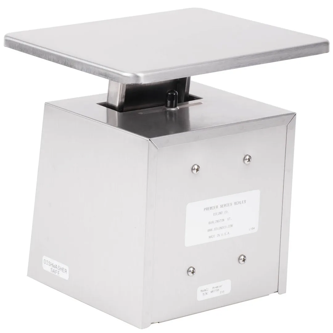 Edlund MSR-2000 - 1-9 lb Metric Portion Scale, 2000 gm × 10 gm Graduation, 6-7" Platform, Dishwasher Safe