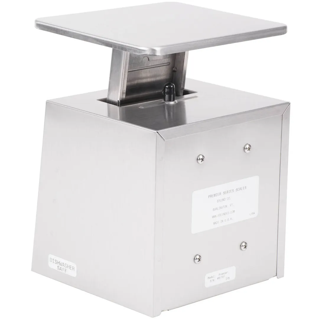 Edlund MSR-5000 10-29 lb Metric Portion Scale 5000g/20g Graduation Stainless Steel Rotating Dial 6-7" Platform