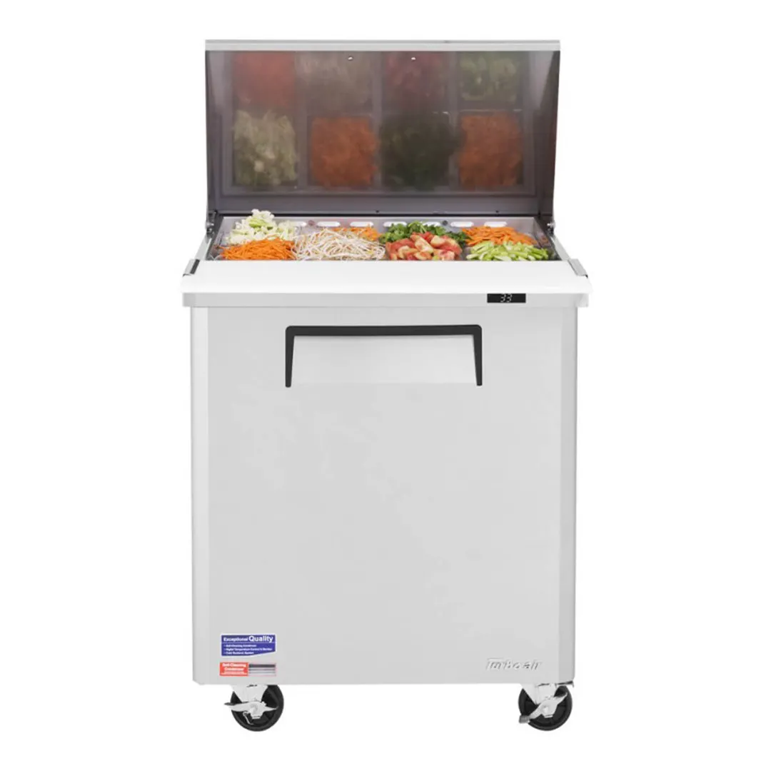 Turbo Air MST-28-12-N 27" Mega Top Sandwich/Salad Prep Table w/ 1 Door, 12 Pans