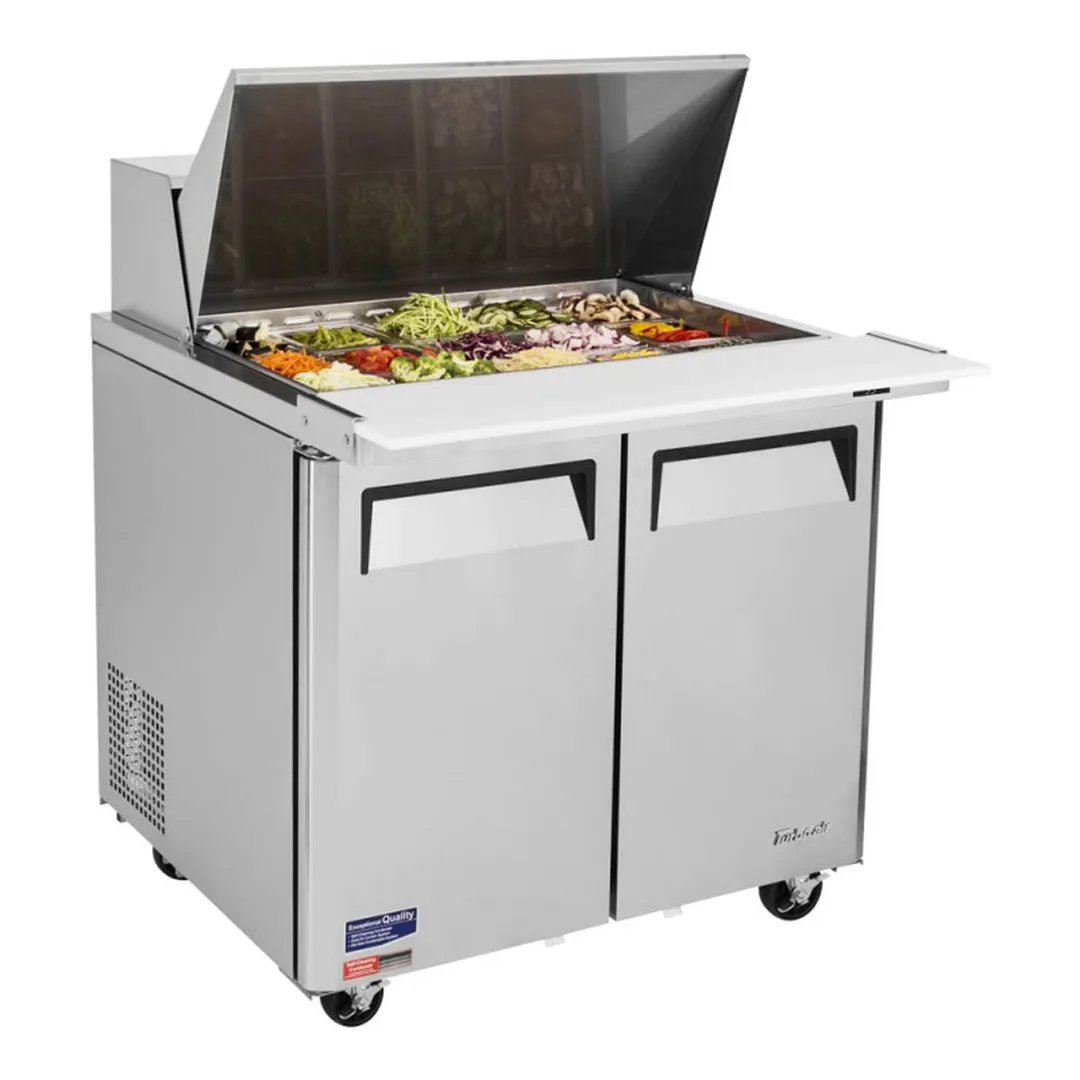 Turbo Air MST-36-15-N6 36" Mega Top Sandwich/Salad Prep Table w/ 2 Doors, 15 Pans