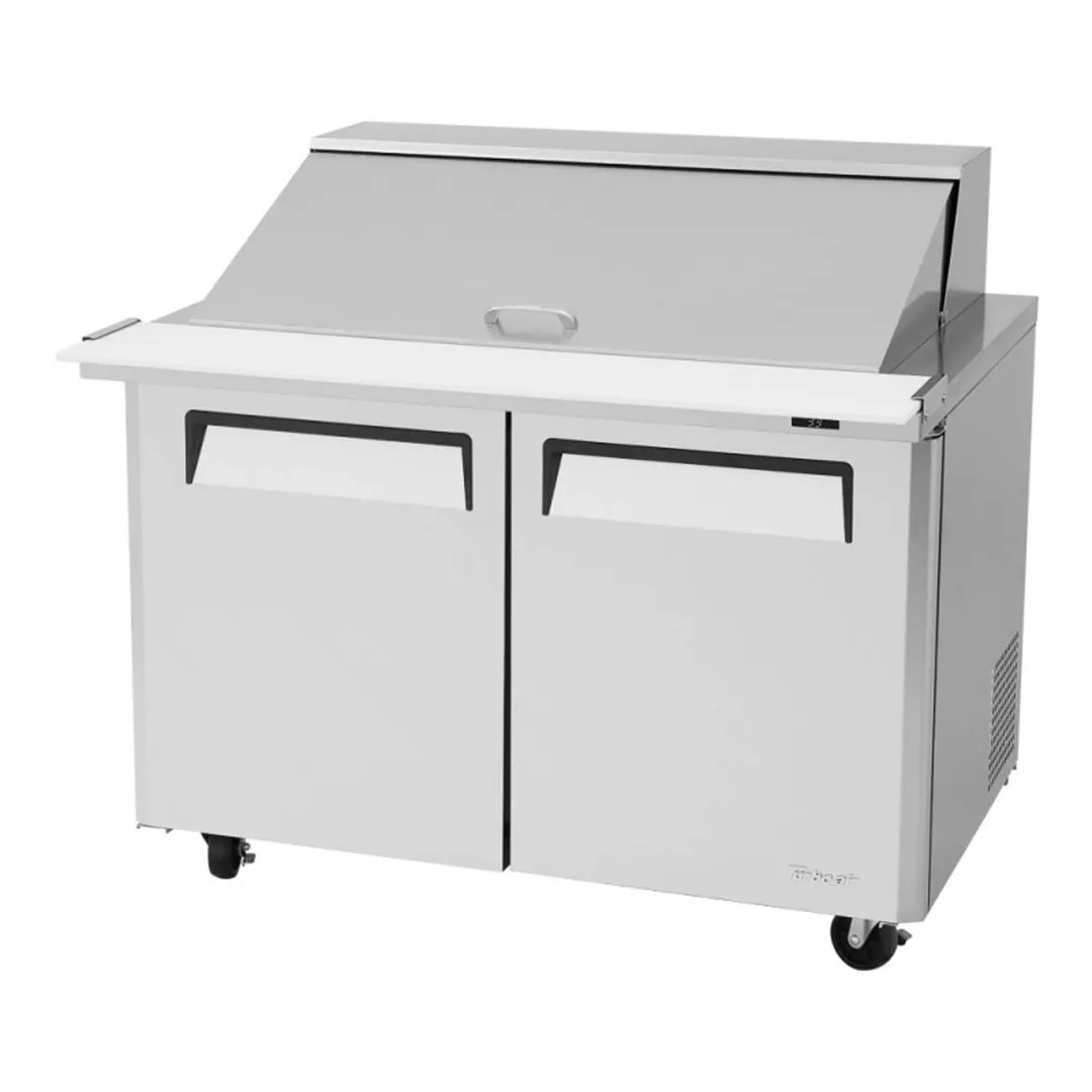 Turbo Air MST-48-18-N 48" Mega Top Sandwich/Salad Prep Table w/ 2 Doors, 18 Pans