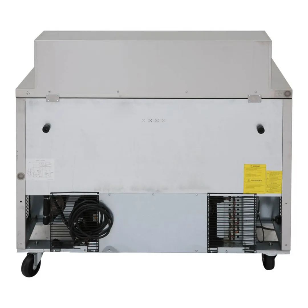 Turbo Air MST-48-18-N 48" Mega Top Sandwich/Salad Prep Table w/ 2 Doors, 18 Pans