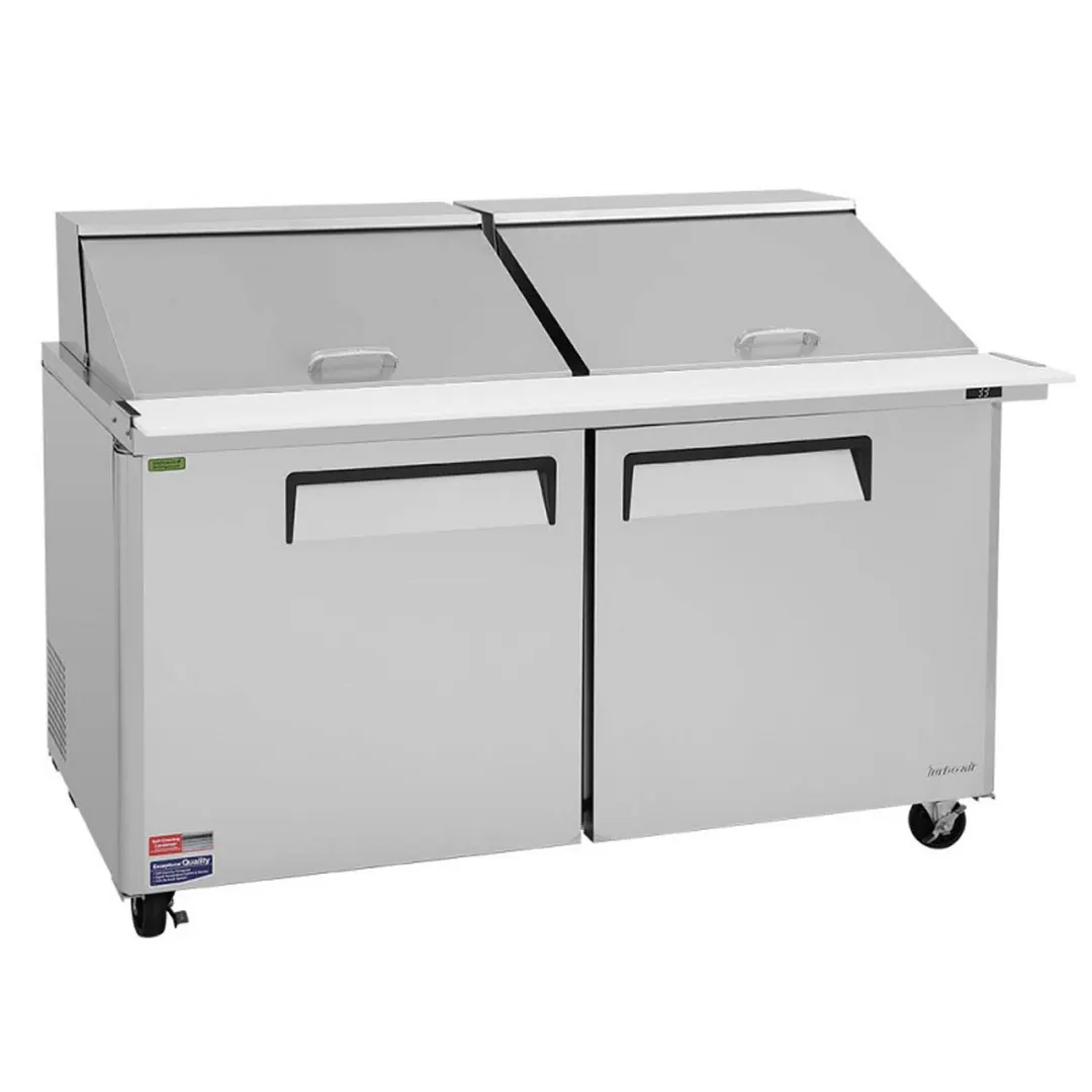 Turbo Air MST-60-24-N 60" Mega Top Sandwich/Salad Prep Table w/ 2 Doors, 24 Pans