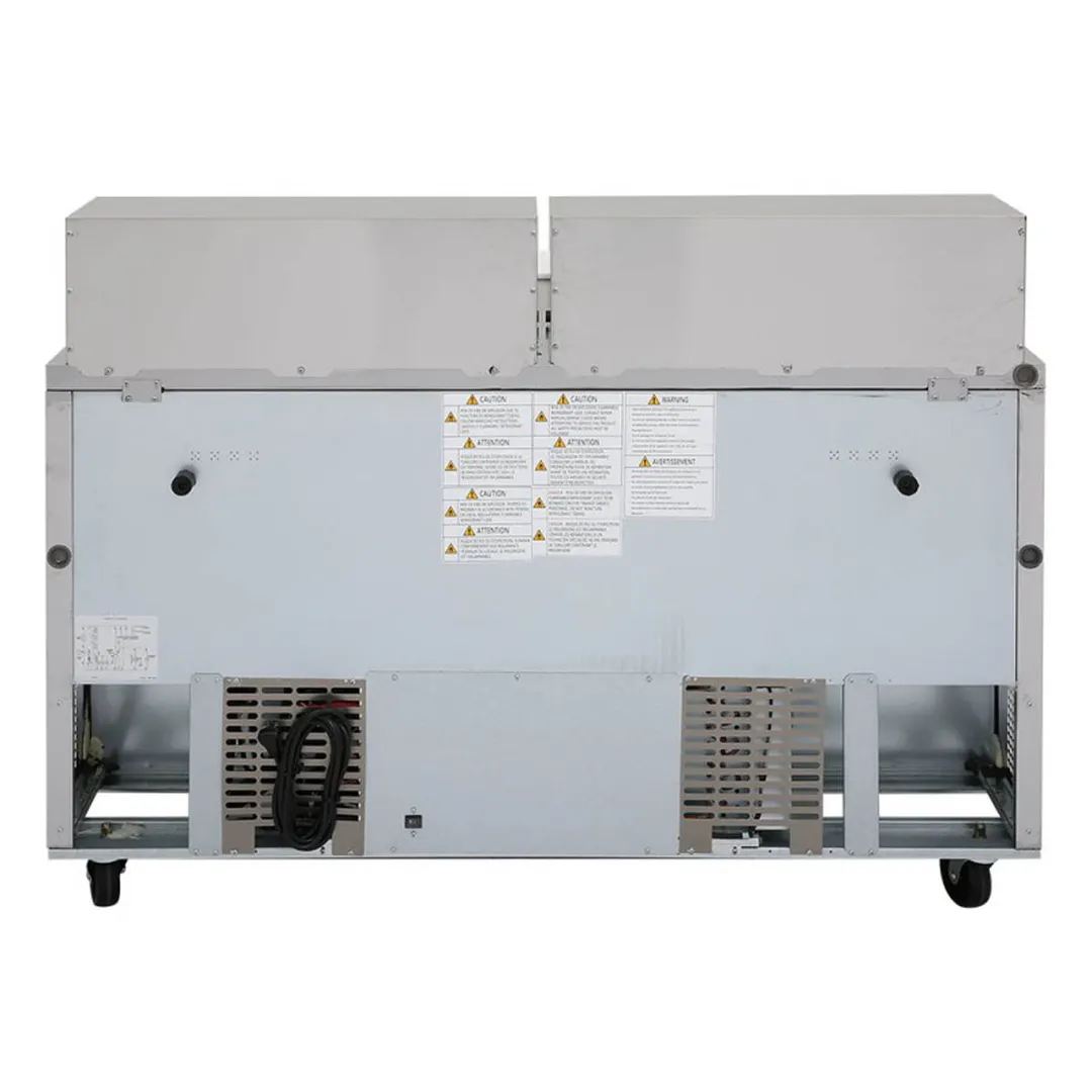 Turbo Air MST-60-24-N 60" Mega Top Sandwich/Salad Prep Table w/ 2 Doors, 24 Pans