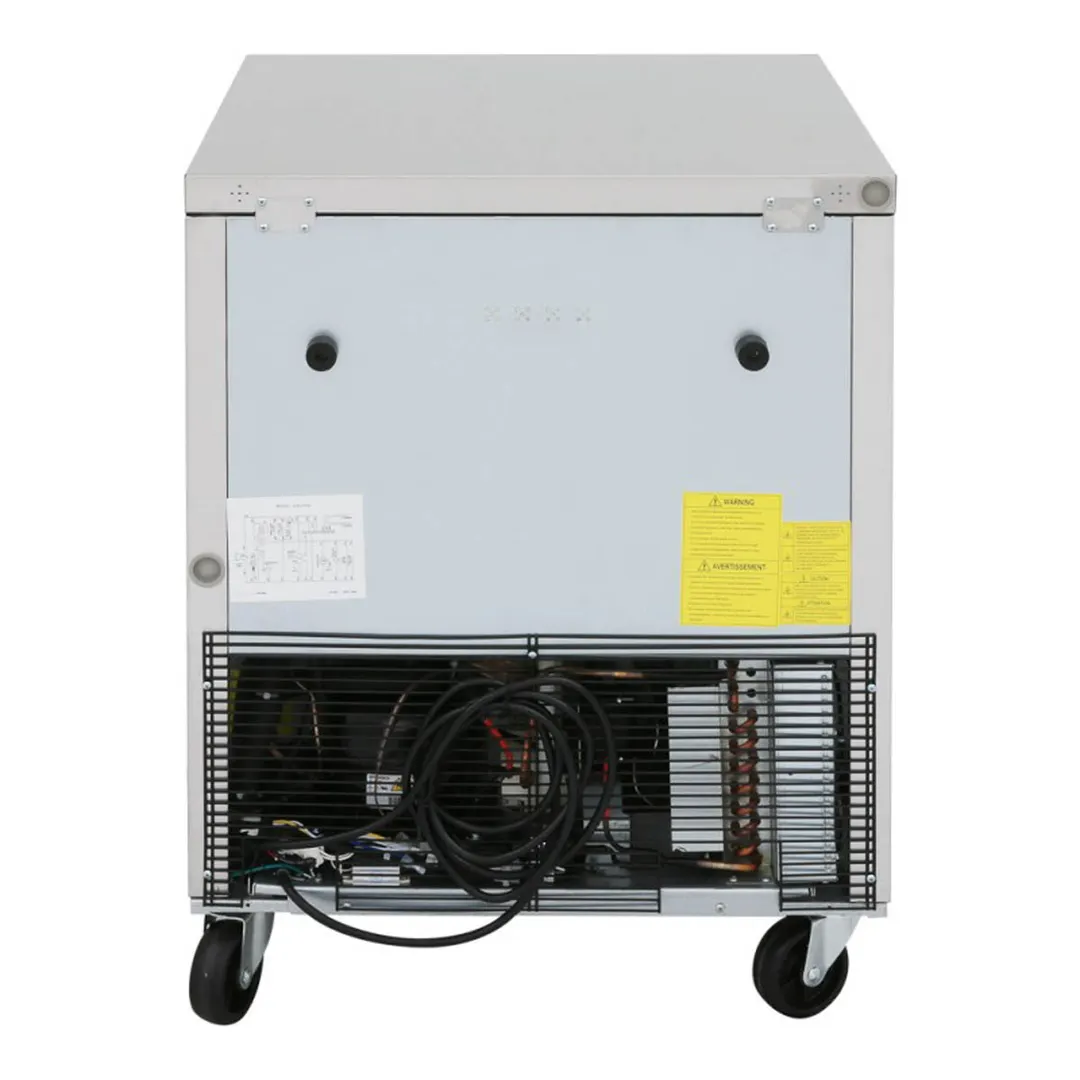 Turbo Air MUF-28-N 28" 1-Door Undercounter Freezer, Stainless Steel Exterior, 6.8 cu. ft., Rear-Mount, R290