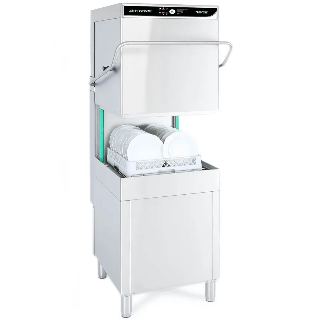 Jet-Tech 757-E 25" Door Type Dishwasher, High Temp with Booster - 60 Racks/Hr - 45 Gal/Hr