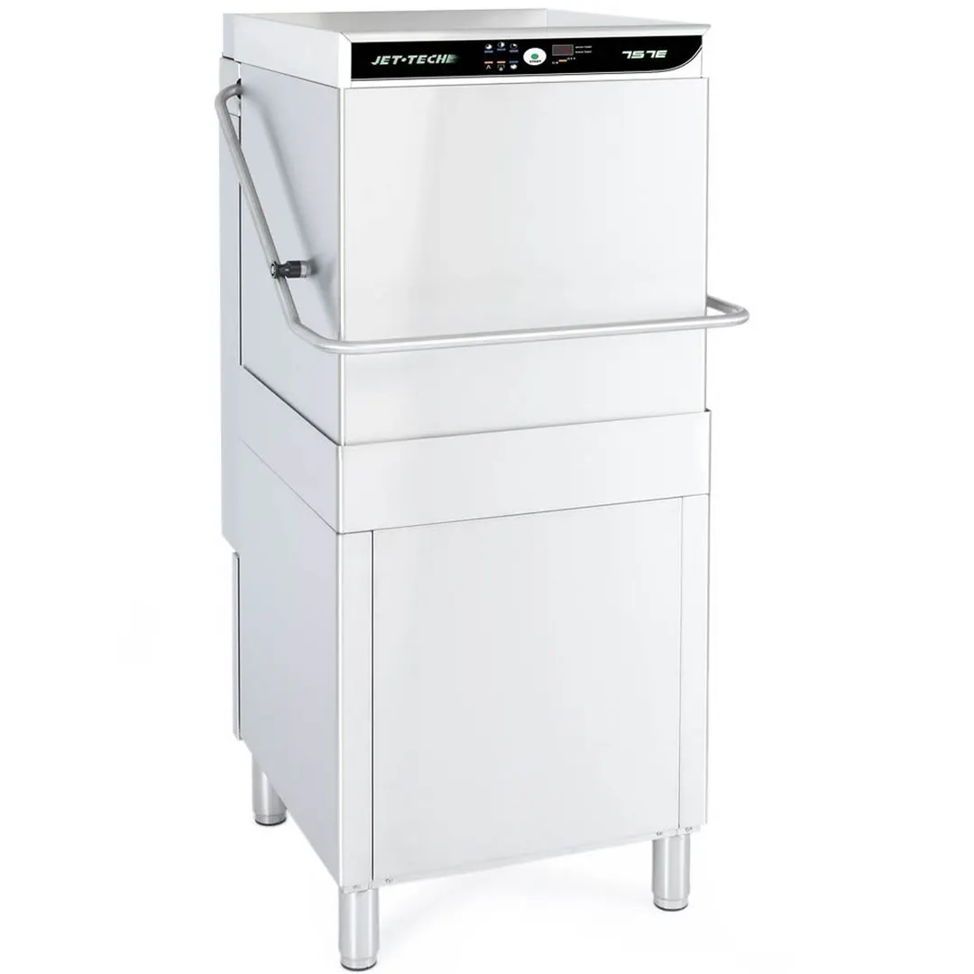 Jet-Tech 757-E 25" Door Type Dishwasher, High Temp with Booster - 60 Racks/Hr - 45 Gal/Hr