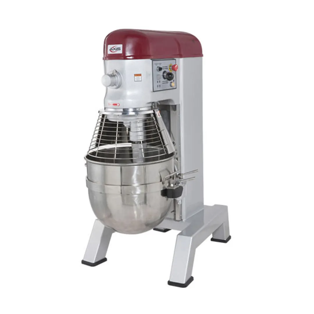 Axis AX-M80 Floor Model 80 qt Planetary Mixer with Timer, #12 HUB, 4-Speed, 4 hp