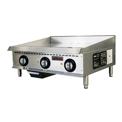 IKON ITG-36E 36" Countertop Electric Griddle with 36" x 21" Surface, Thermostatic, 1" Thickness, 208/240v