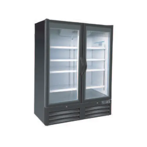 Kool-It KGF-52 Commercial Glass Door Freezer, 49.3 cu ft, Black, 53"