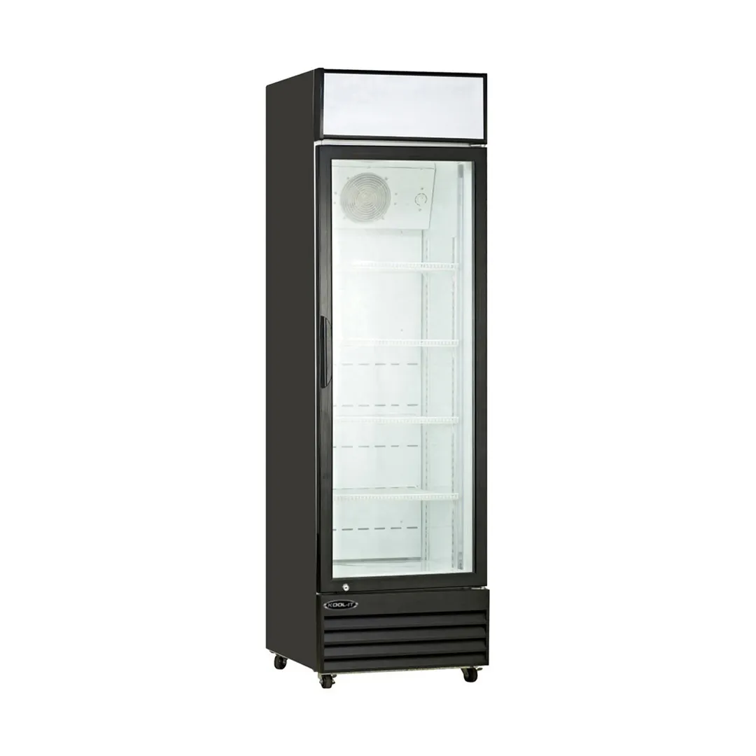 Kool-It KGM-13 22" 1-Section Merchandiser Refrigerator w/ Glass Door, 11.6 cu. ft.