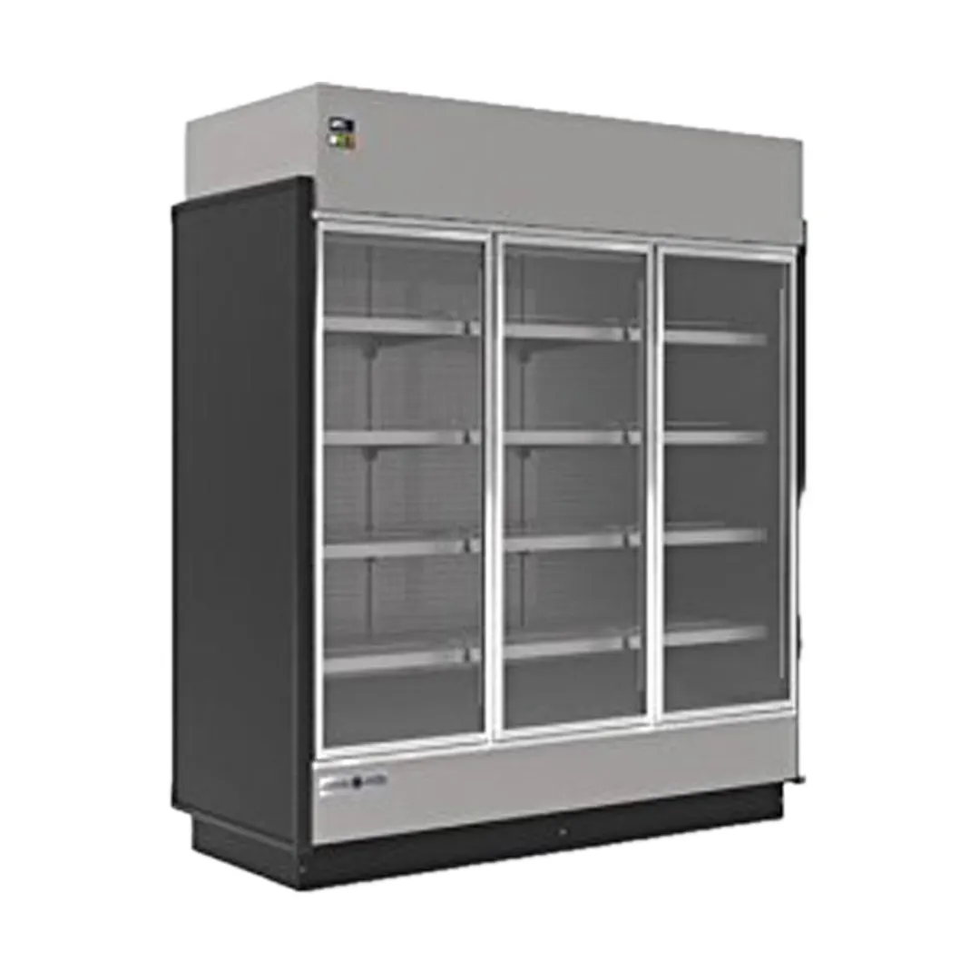 Hydra-Kool KGV-MD-3-R 75" Three Door Remote Merchandiser Refrigerator, 56.4 cu. ft.