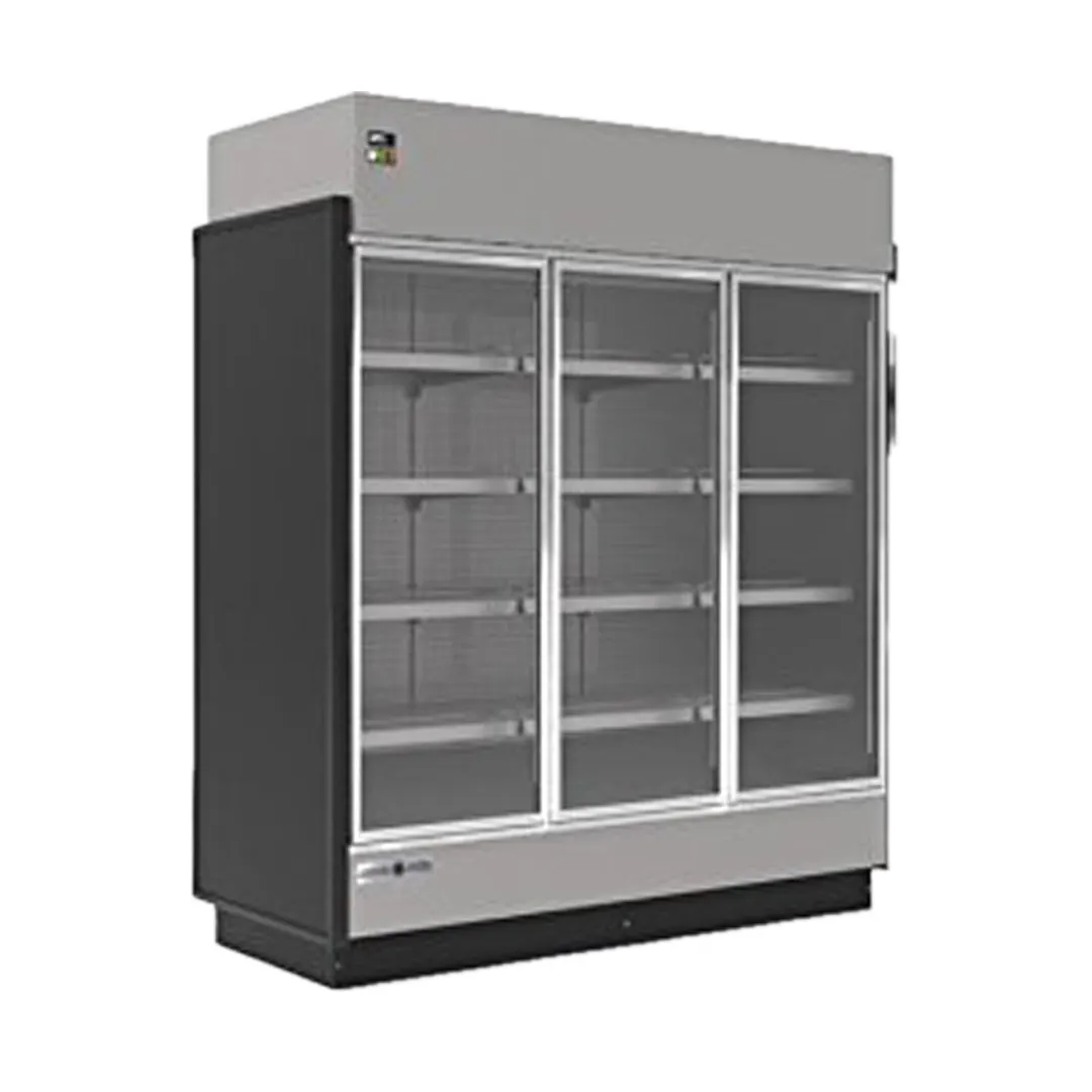 Hydra-Kool KGV-MD-3-S 75" Three Door Self-Contained Merchandiser Refrigerator, 56.4 cu. ft.