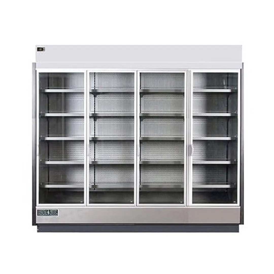 Hydra-Kool KGV-MD-4-S 99" Four Door Self-Contained Merchandiser Refrigerator, 75.26 cu. ft.